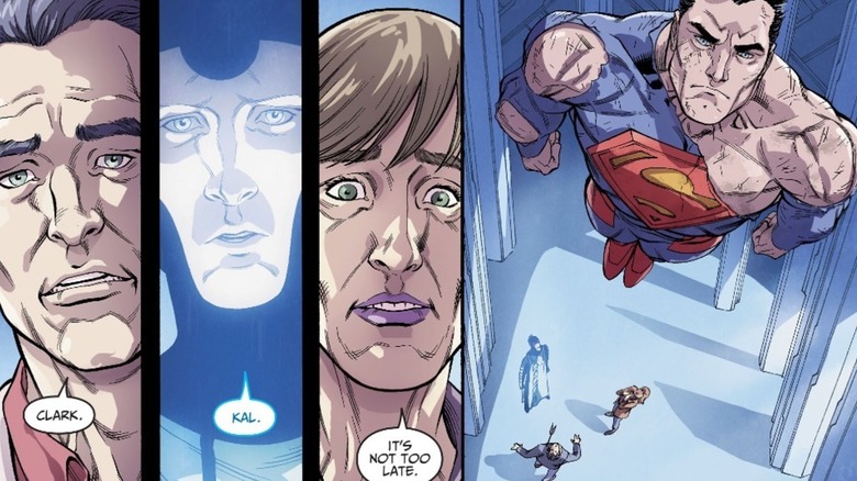Superman ignores his parents