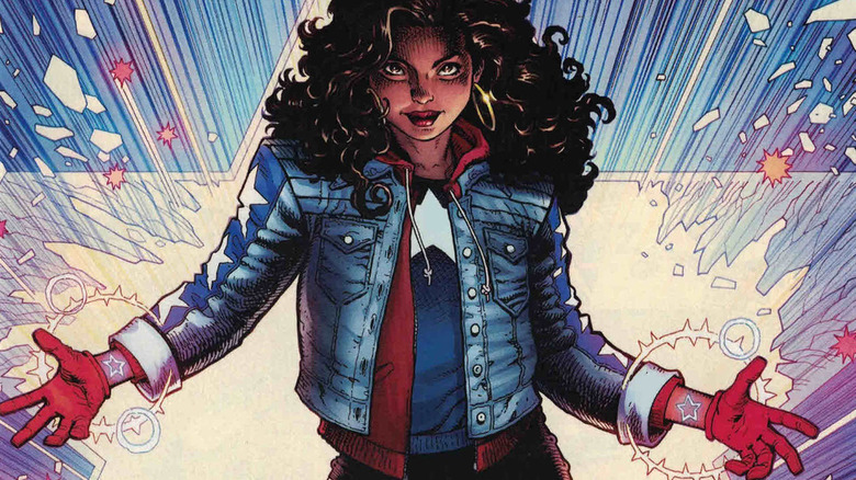 America Chavez wearing a jacket