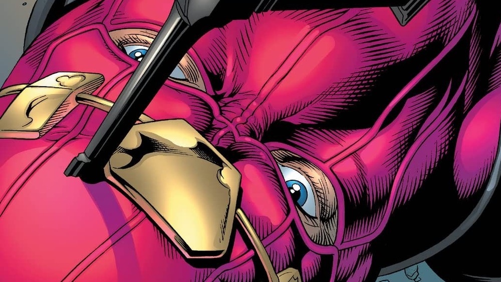 Pistol aimed at Zemo's head