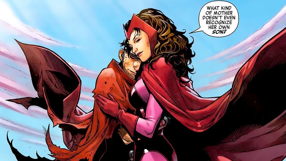 Scarlet Witch embracing Wiccan