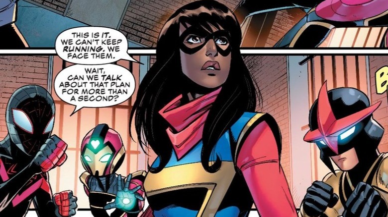 Ms. Marvel leading Champions