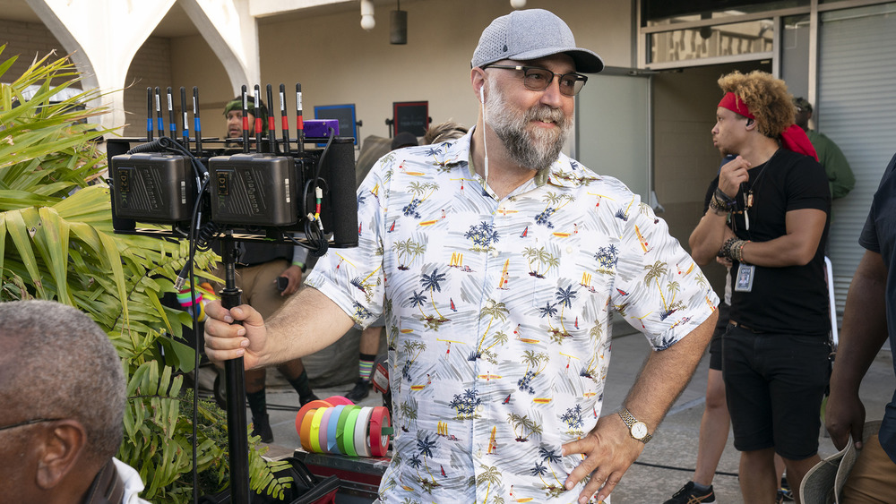 Craig Brewer on set