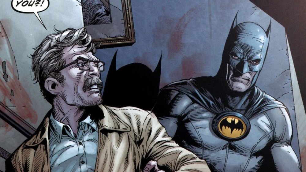 Jim Gordon and Batman, from DC Comics