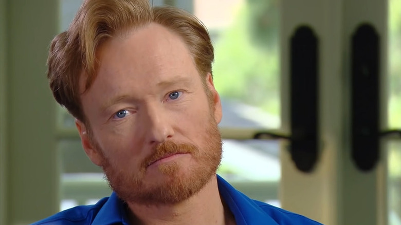 Conan O'Brien looking contemplative