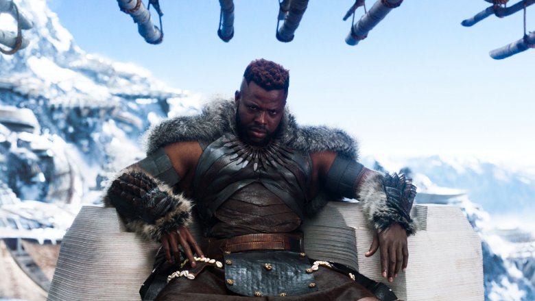 M'Baku lounging