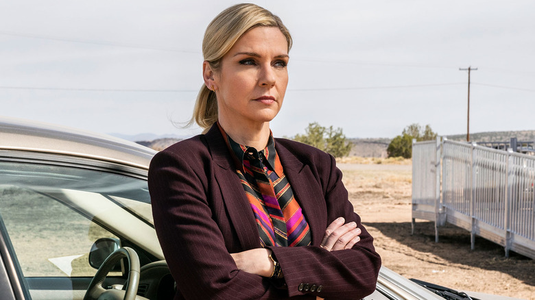 Kim wearing Saul Goodman attire in season 6