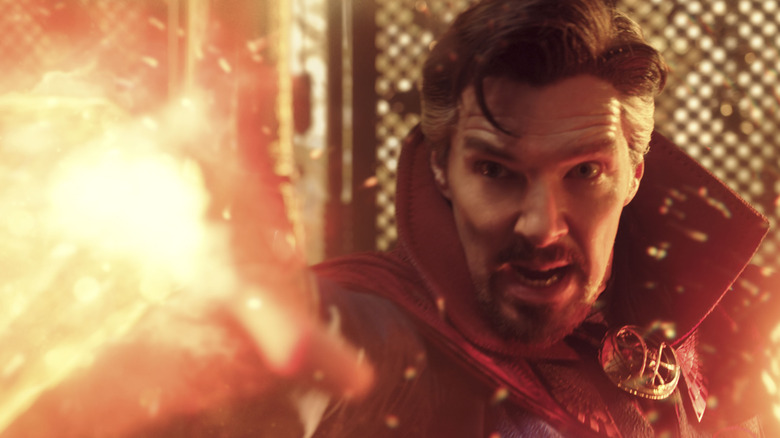 Doctor Strange using magic