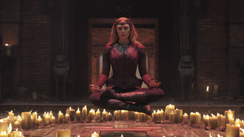 Scarlet Witch using magic