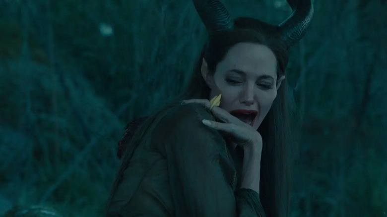 Maleficent cries in agony