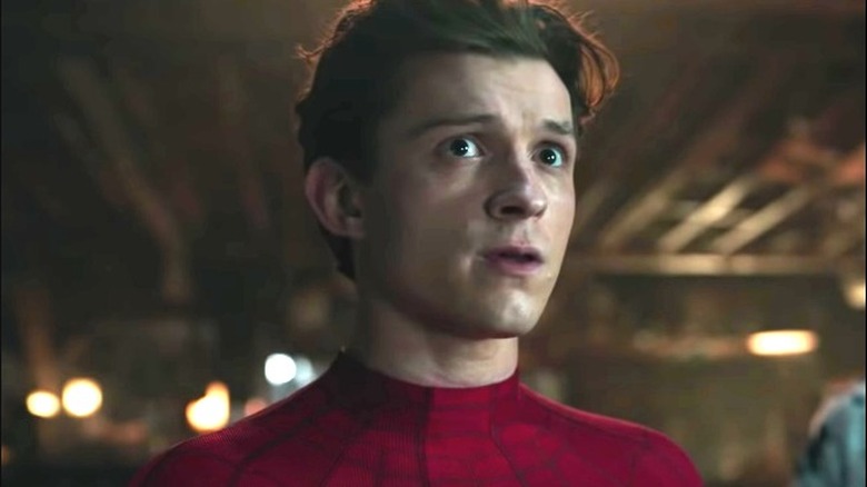 Tom Holland as spider-man 