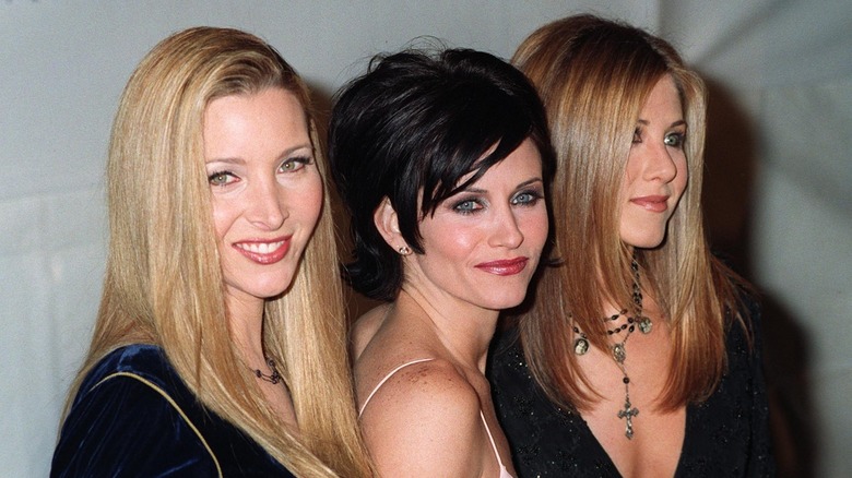 Lisa Kudrow, Courteney Cox, and Jennifer Aniston