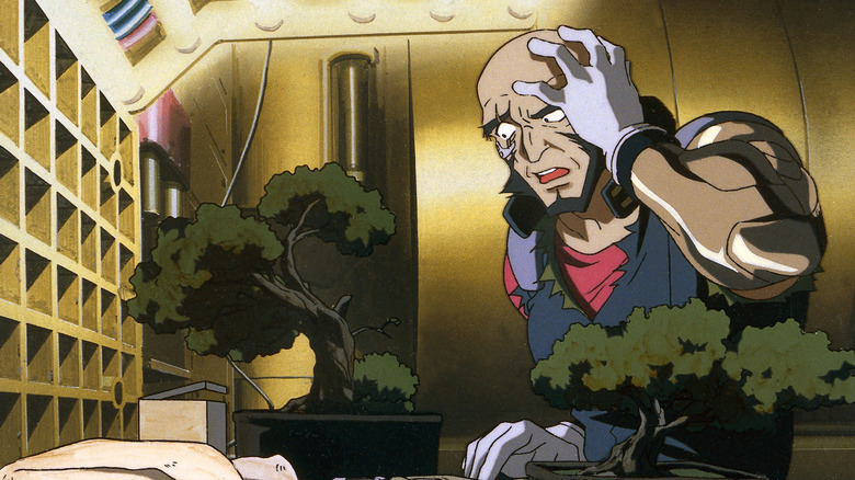 Jet Black butchers bonsai tree on Cowboy Bebop