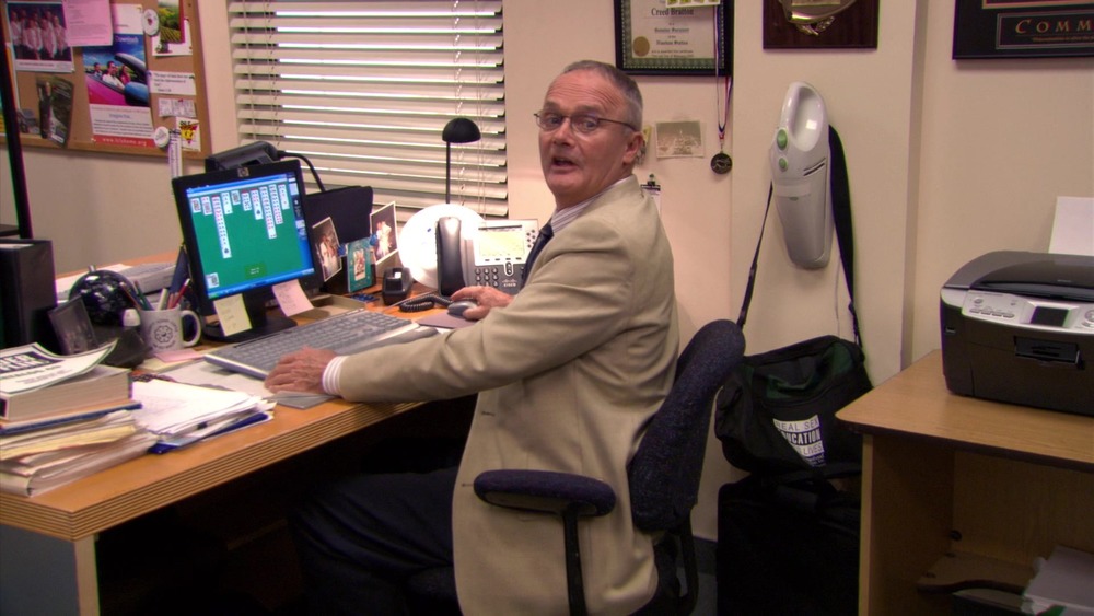 The Office Creed Bratton solitaire