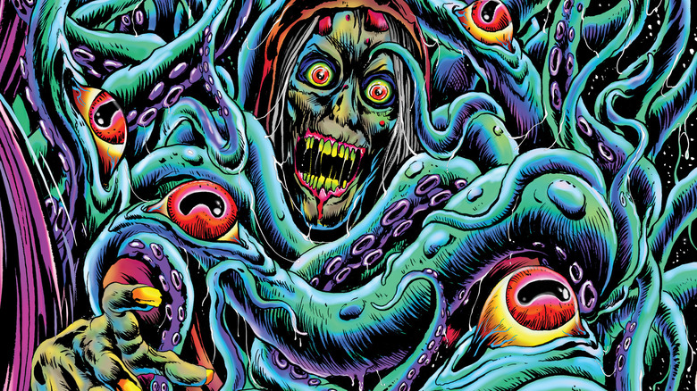 Creepshow cover art with tentacles