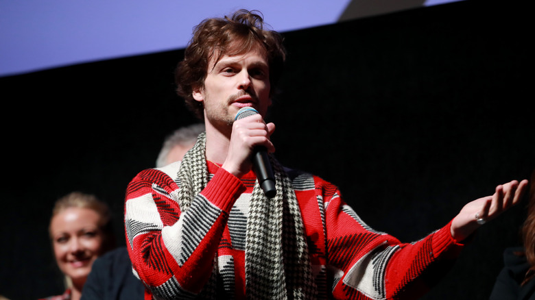 Matthew Gray Gubler speaking