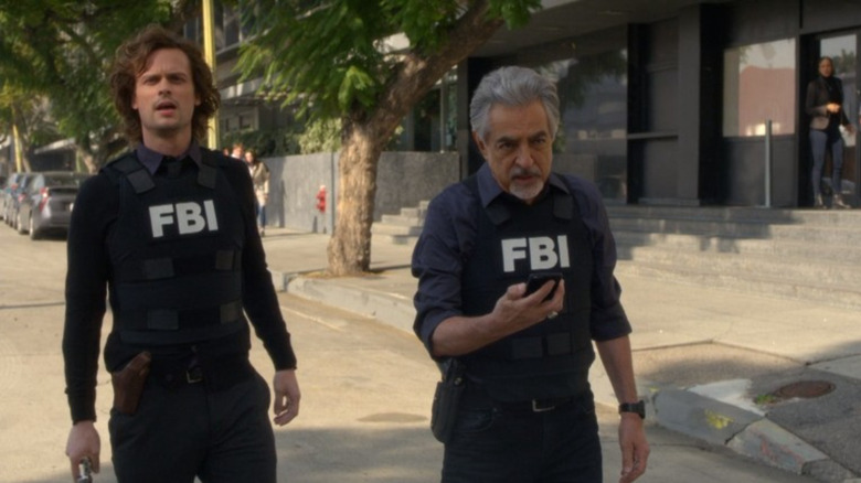 Matthew Gray Gubler and Joe Mantegna frustrated