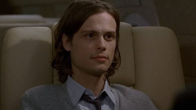 Spencer Reid on plane