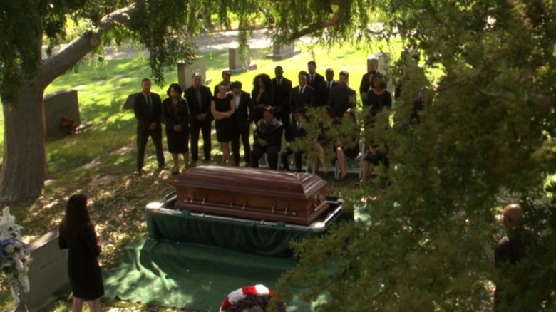 the BAU crew at Stephen Walker's funeral