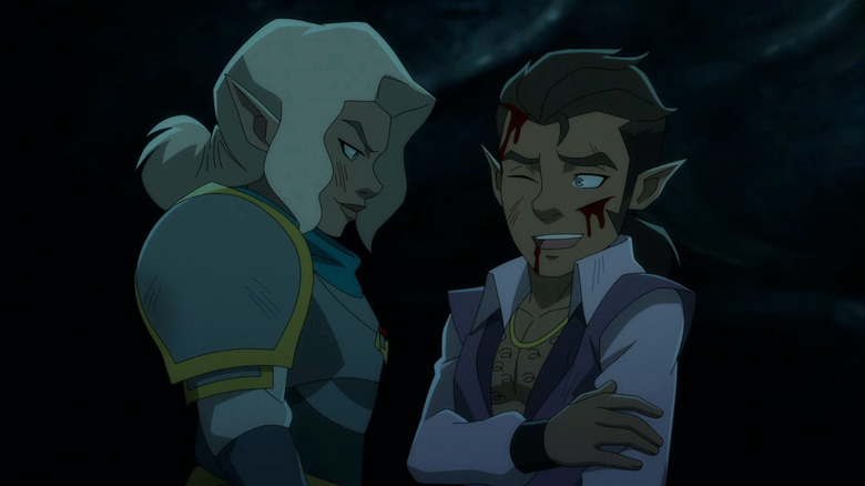 Pike smirks at Scanlan