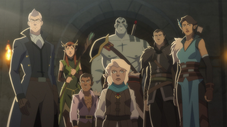 Vox Machina crew standing together