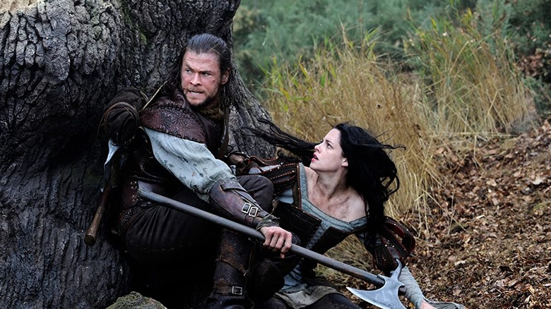 Eric protects Snow White in "Snow White and the Huntsman" (2012)