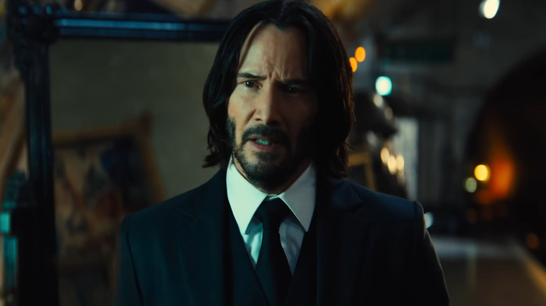 Keanu Reeves as John Wick in John Wick: Chapter 4