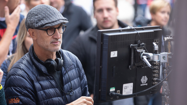 Craig Gillespie on the set of "Cruella"