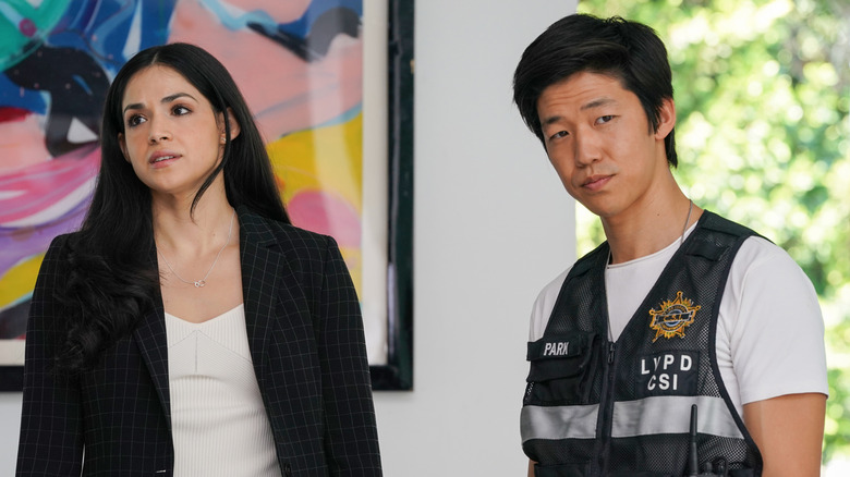 Detective Serena Chavez and Chris Park