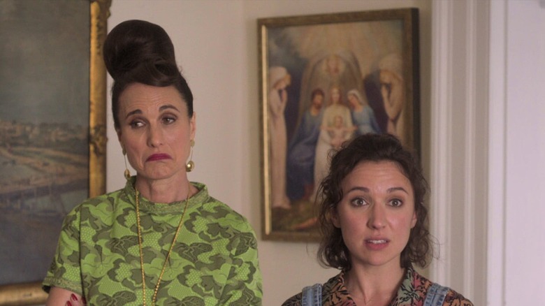 Andie MacDowell frowning in Cuckoo