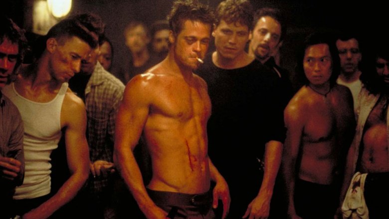 Brad Pitt at fight club