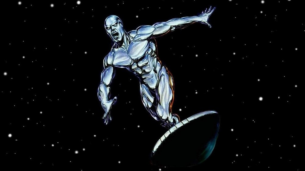 The Silver Surfer in space