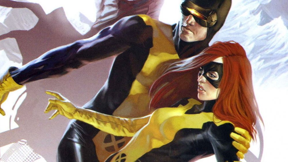 Scott Summers, AKA Cyclops, and Jean Grey as members of the X-Men