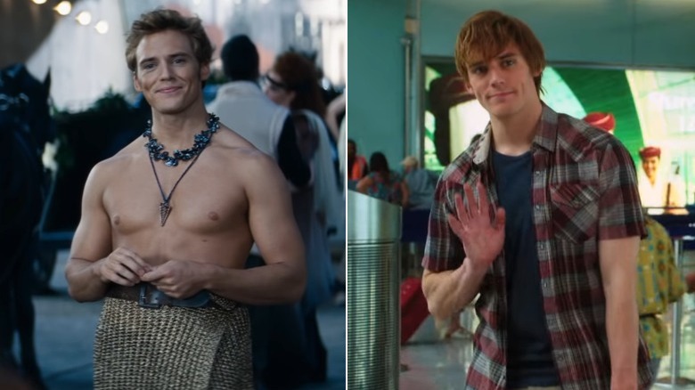 Side-by-side pictures of Finnick Odair and Alex Stewart