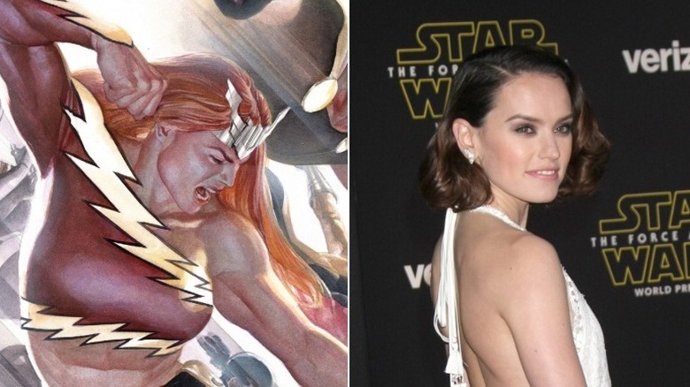 Thundra and Daisy Ridley