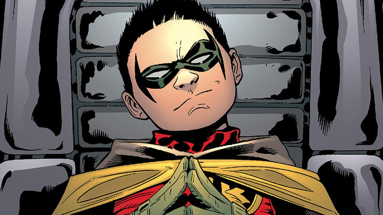 Damian Wayne posing