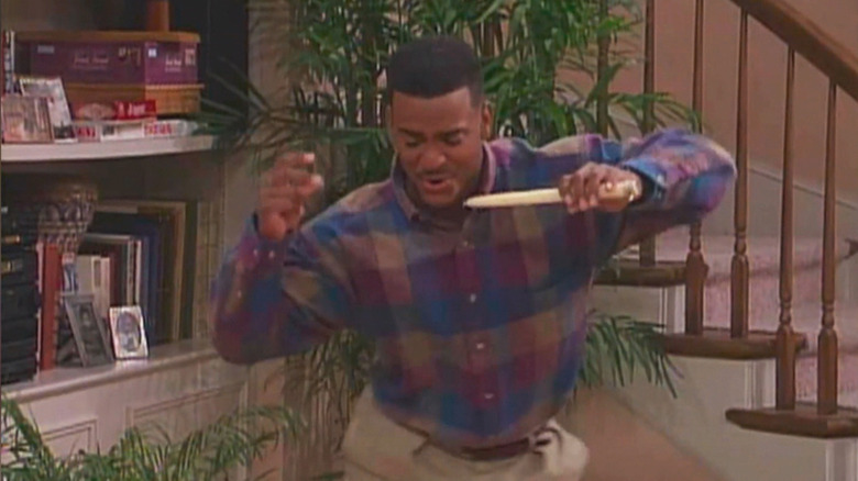 Carlton performs his iconic dance on The Fresh Prince of Bel-Air