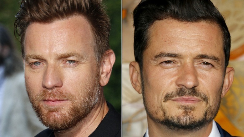 Ewan McGregor and Orlando Bloom at red carpet events