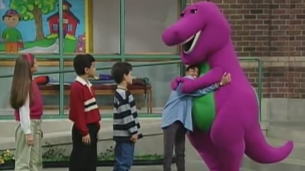 Barney the dinosaur on Barney and Friends