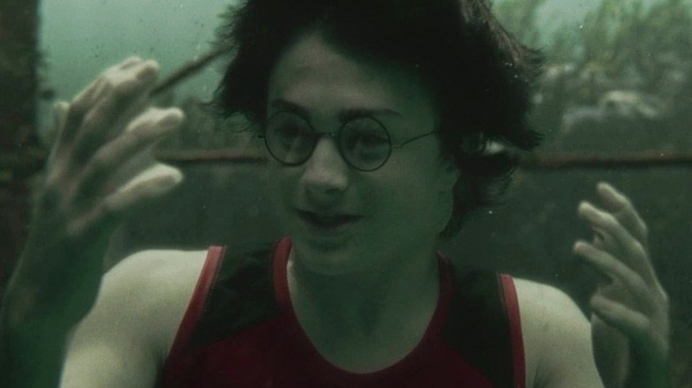 Harry Potter underwater in the Second Task