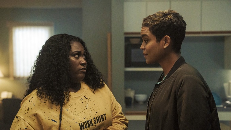 Danielle Brooks and Elizabeth Ludlow in "Peacemaker"