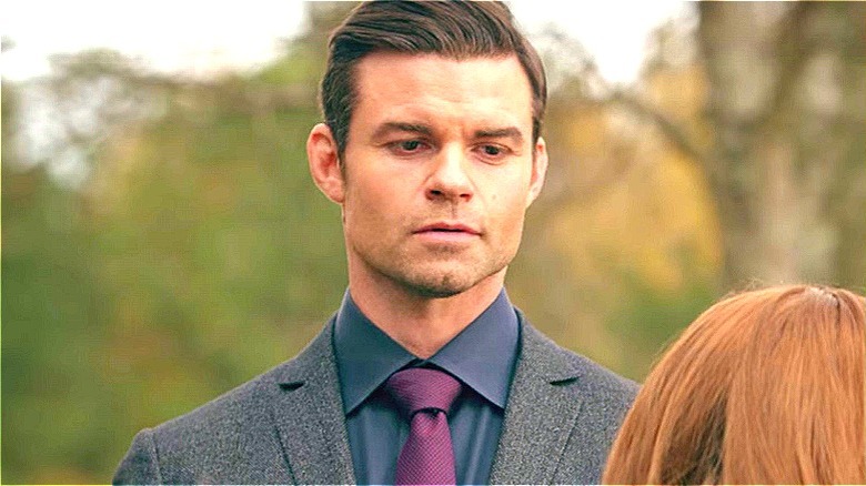 Elijah Mikaelson smirking