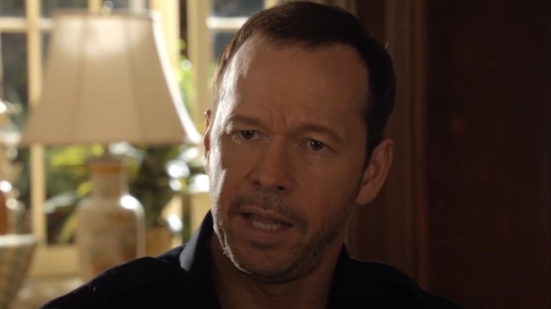 Donnie Wahlberg arguing on Blue Bloods