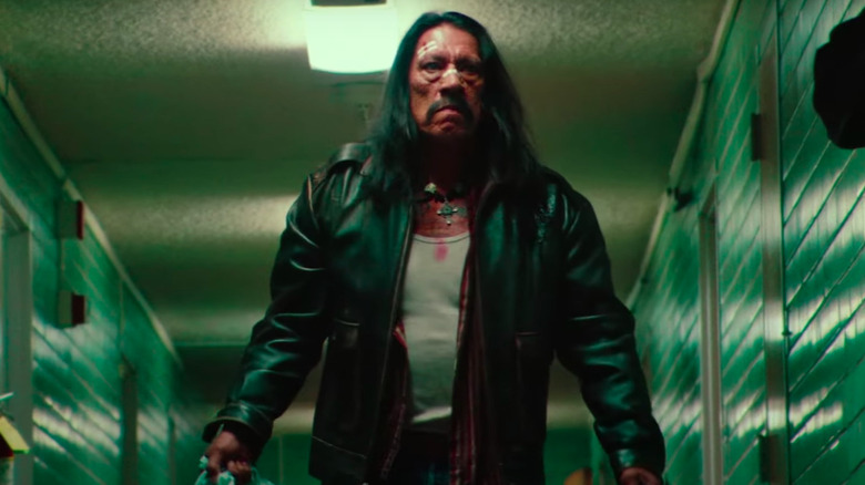 Danny Trejo walking