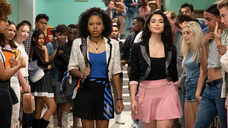 Riele Downs walking