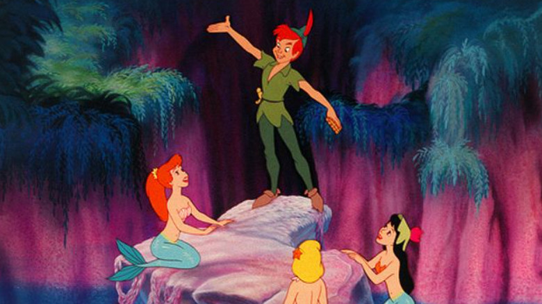 Peter Pan with mermaids, speaking