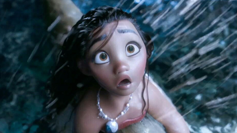 Moana watches in horror