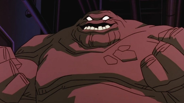 Clayface smiling