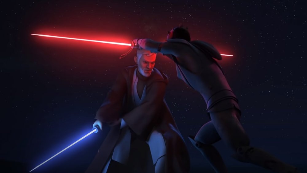 Obi-Wan Kenobi and Darth Maul