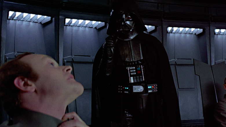 Darth Vader using his Force choke