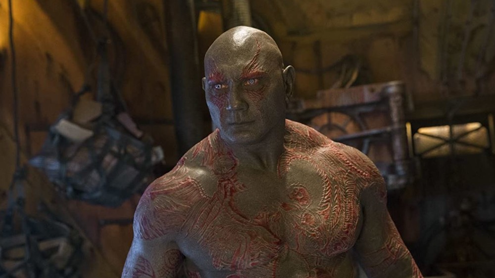 Dave Bautista as Drax in Guardians of the Galaxy Vol. 2